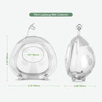 haakaa Ladybug Breast Milk Collector - Soft Breast Shells | Wearable Nursing Cups | Breastmilk Saver| Letdown Catcher for Pumping,Breastfeeding Moms,Protect Sore Nipples-2.5 oz/75 ml,2pcs