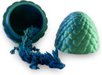 Dragon Egg, Easter Egg with Pet Dragon, 3D Printed Dragon, Crystal Dragon Fidget Toy, Articulated Dragon Eggs Fidget Toy Surprise for Adults