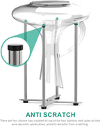 Plastic Bag & Bottle Drying Rack, Multifunctional Wine Decanter Holder, Collapsible Countertop Stand