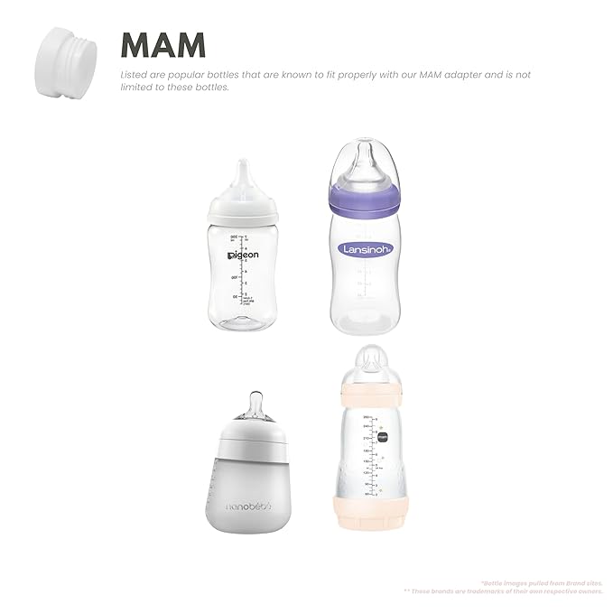 Baby's Brew Portable Bottle Warmer Pro - Milk Warmers for Breastmilk or Formula, Leak-Proof Design, Travel-Friendly, Cordless, Battery-Powered, 8-12 Hour Battery Life (Warmer + MAM Adapter)