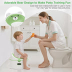 3-in-1 Toddler Potty Training Toilet for Boys & Girls - Convertible Potty Chair with Step Stool for Toddlers 1-3, Anti-Slip Design Toddler Toilet Seat - Removable & Easy to Clean