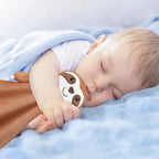 Pro Goleem Sloth Security Blanket Soft Loveys for Babies for Boys and Girls Newborn Lovie Infant Blankie Sloth Baby Stuff Baby Snuggle Toy Stuffed Animal Baby Gifts 14 Inch