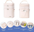 Breastmilk Cooler Bag with Ice Pack Fits 6 Baby Bottles Up to 9 Ounce