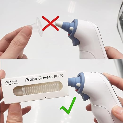 300 X Ear Thermometer Covers Thermometer Ear Lens Filters, Refill Covers for All Braun themometer Models BPA Free Digital Disposable Covers