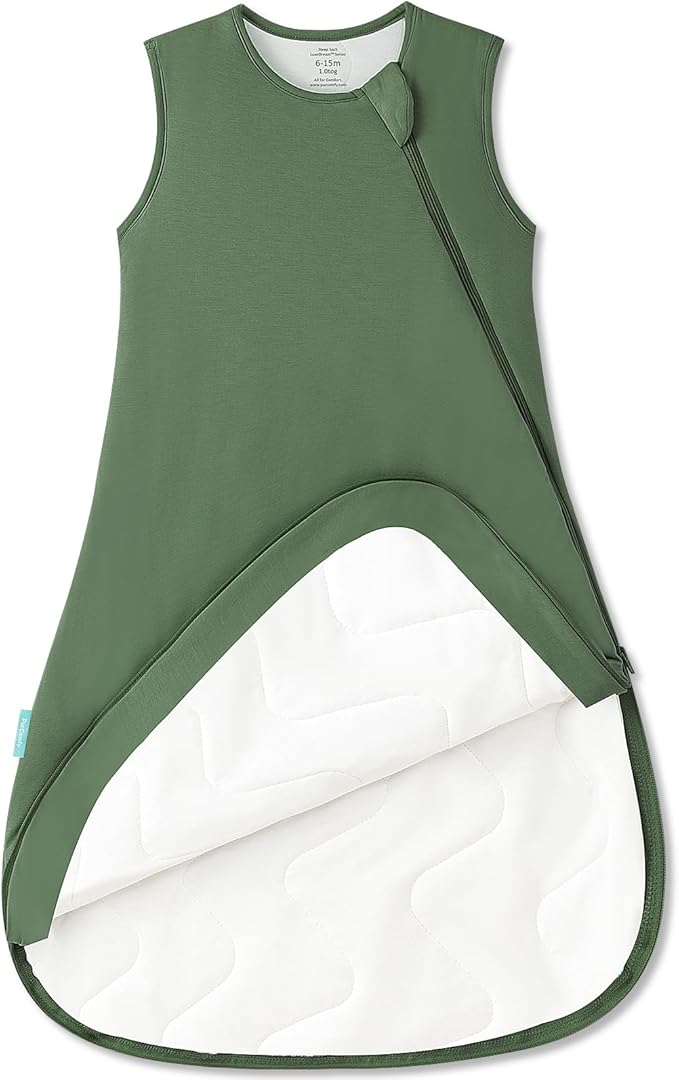Supersoft Sleep Sack 1.0 TOG, Premium Bamboo Viscose Baby Sleeping Bag 2-Way Zipper Sleep Sack Baby Wearable Blanket