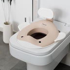 Kindsgut Potty Training Seat in whale design, designed in Germany, suitable for all toilet shapes non-slip toilet seat, Sand
