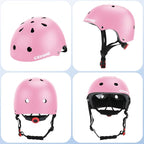 Kids Bike Skateboard Helmet Pad Set,Toddler Cyling Protective Gear Knee & Elbow Pads Wrist Guards for 5-8-10-12-14-16 Years Girls Boys Bicycle Scooter Roller Skate Inline Skating Rollerblading