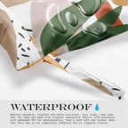 Wet Bag, Wet Dry Bag, Wet Bag for Swimsuit, Travel, Beach, Pool, Diapers, Dirty Yoga Gym Clothes, Makeup Bag, Waterproof Tropical Palm Leaves Decor Jungle Palm Leaf Favors