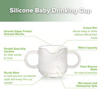 haakaa Silicone Toddler Cups, BPA Free Drop-proof Training Cups for Baby 6 Months+, 5 Ounce