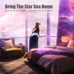 Astronaut Galaxy Projector Night Light with Timer and Remote - AceGamer Star Starry Nebula LED Lamp, Gift for Kids and Adults for Bedroom, Christmas, Birthday, Valentine's Day etc. (Pink-White)