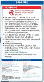 NeilMed Sinugator Cordless Pulsating Nasal Wash with 30 Premixed Packets