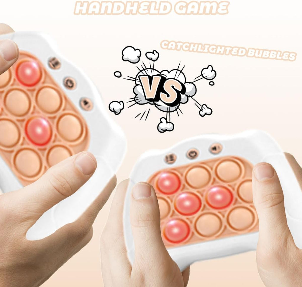Children Quickly Push Toy Games, Adults Quickly Push Handheld Game Toys, Bubble Pressure pop-up Light Games, Birthday, Boys and Girls Autism Relief, Multiplayer PK