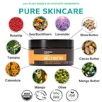 Mambino Organics Oh Baby! Belly Butter, Belly Cream with Shea Butter for Pregnancy, Minimizes Stretch Marks, Vegan, Cruelty-Free, Maternity Skin Care, 4 fl oz