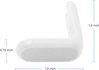 Ubbi Corner Protectors, Furniture Corner Guards for Baby and Toddlers, Baby Proof Covers, Baby Safety, White, 16 Piece Set