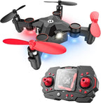 Holy Stone HS190 Foldable Mini Nano RC Drone for Kids Gift Portable Pocket Quadcopter with Altitude Hold 3D Flips and Headless Mode Easy to Fly for Beginners