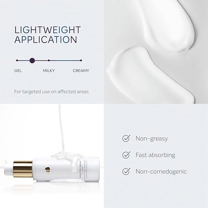 Dove Targeted Serum Multipurpose for Stretch Marks, Dark Spots, Uneven Skin Tone and Elasticity,with Tone Balance Complex, Niacinamide, Collagen Peptides and Natural Moisturizing Factors, 3.2 oz