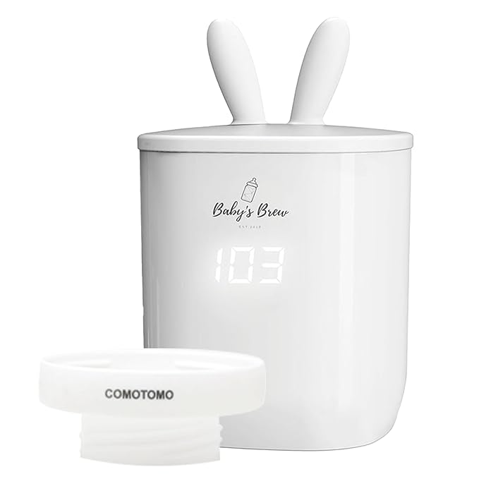 Baby's Brew Portable Bottle Warmer with XL Adapter (Fits Como tomo, Haakaa, Olababy, and Boon Nursh Bottles)