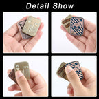 STONESTAR Poker Fidget Slider - Glow in The Dark Magnetic Metal Fidget Toys for Adults, Autism ADHD Sensory Toys Stress Relief Toys Office Desk Toys Gift for Father and Boyfriend