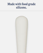 Lalo Little Spoon Set - 2 Piece Baby Spoons Set for Infants & Babies - Made From Food Grade Silicone Dishwasher Safe - Baby Feeding Essentials for Early Stage Mealtime - Oatmeal