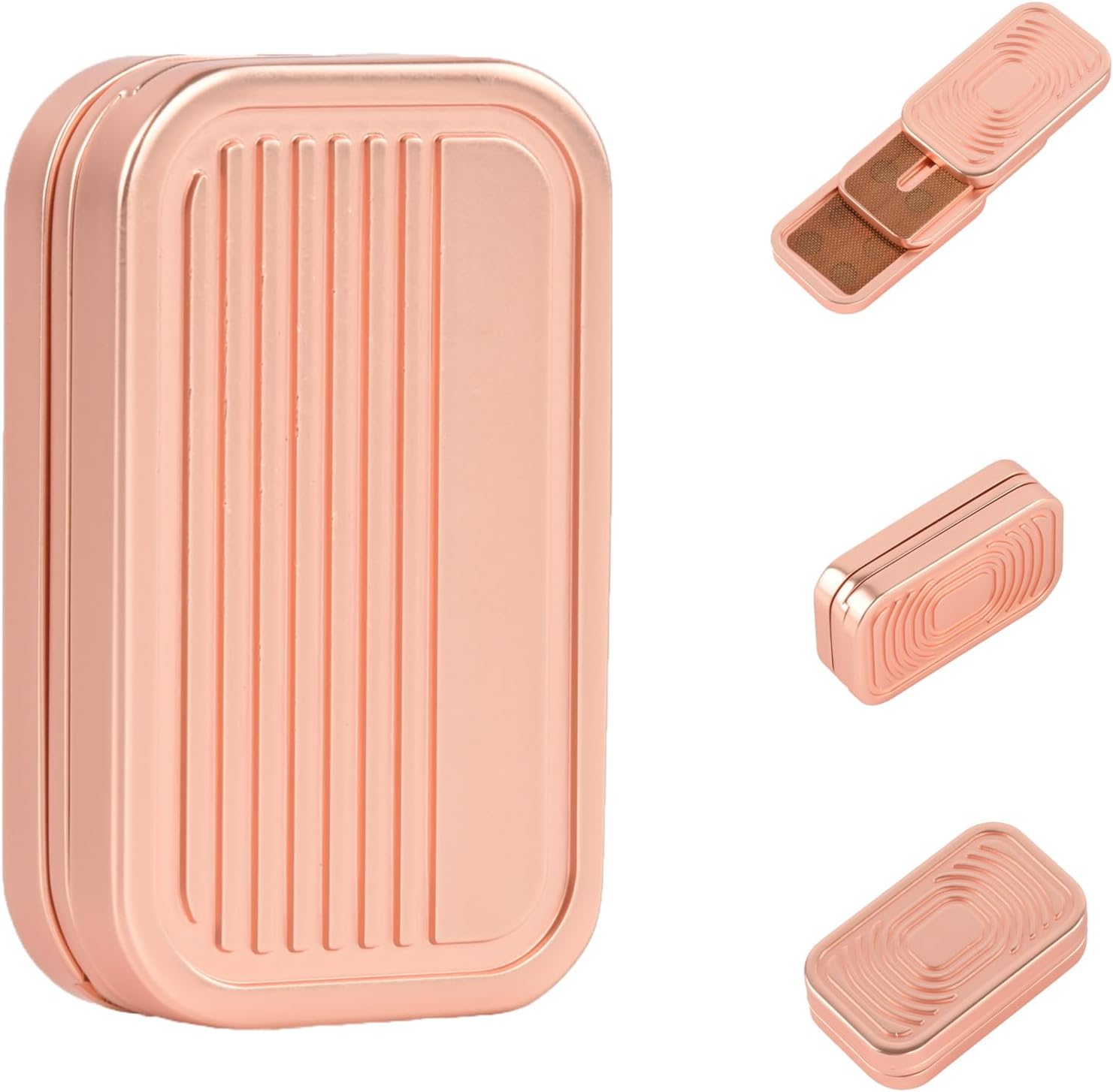 CP3 Metal Fidget Slider Metal Fidget Toys Adults Stress Relief Toy Fidgets for Adults Magnetic Fidget Slider for Adults（EDC Fidget Slider-CP3 Rose Gold ）