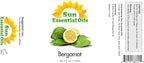 Sun Essential Oils Bergamot Essential Oil for Aromatherapy (4 Fluid Ounces)