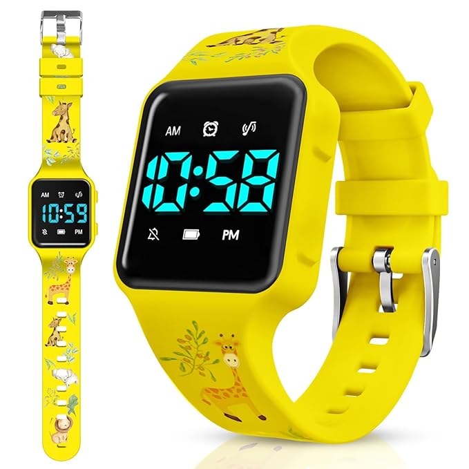 Potty Training Watch for Toddlers with Countdown, Magnetic Charging, Flashing Lights, Fun Music or Vibration Alerts - Waterproof Interactive Toilet Training Reminder for Boys & Girls Ages 2-9