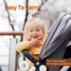 Sleepbox Sleep Sound Machine Portable Noise Machine with 30 Soothing Sounds 4 Timer Memory Function Rechargeable Battery 32 Volume Levels for Sleeping Traveling Relaxing for Baby Kids Adults (White)