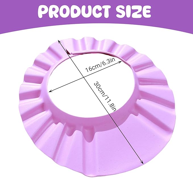 Baby Bath Head Cap Visor Shower Bathing Protection Bath Cap Visor Hat for Baby Toddler Kids