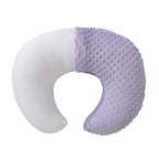 Nursing Pillow and Positioner with Cover for Breastfeeding and Bottle Feeding, Propping Baby, Tummy Time, Baby Sitting Support, Awake-Time Support (Orchid, 22" x 17.7" x 5.9")