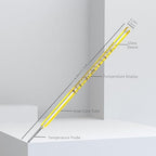 ℃&℉ Oral Thermometer for Adults and Kids 2PCS - Glass Basal Body Thermometer - Rectal Body Thermometer for Baby - Non Digital Infrared Thermometer - Accurate Easy Reading by AiBi TECH