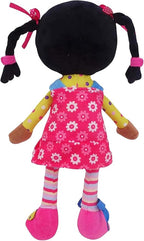 Snuggle Stuffs Sugar Snap Plush Learn to Dress Doll for Toddlers - 15" - for 2 Year Old Girl - Montessori