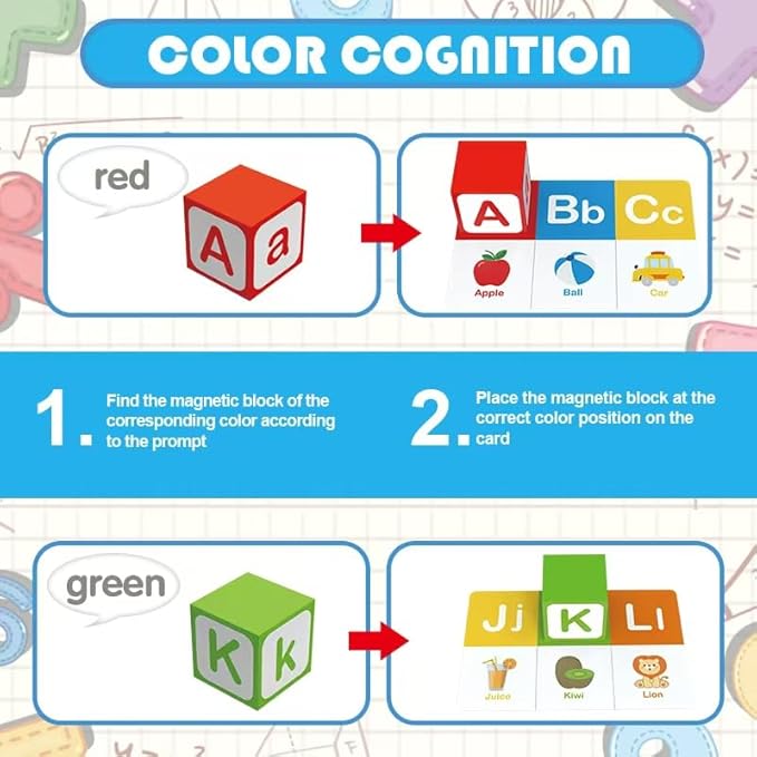 Children's Multiple Activity Toys Educational Alphabet Building Blocks Set