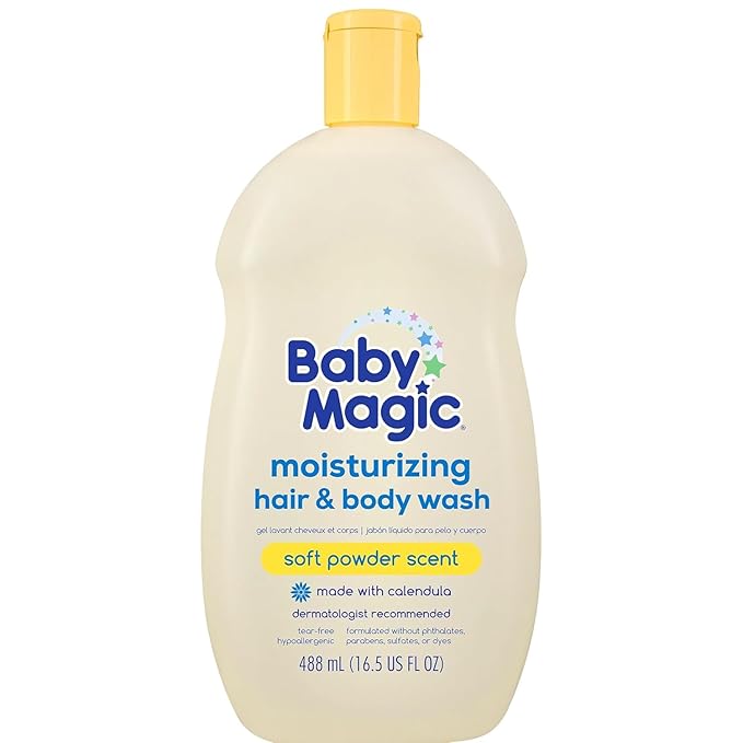 Baby Magic Moisturizing Hair & Body Wash, 16.5 Fl Oz