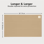 Organic Burp Cloths Baby Boy, Girl - 6-Pack Large Cotton Burping Cloths for Babies, Spit Up Rags, Super Absorbent, Ultra Soft Newborn Rag, Gender Neutral, Machine Washable, Durable(Terracotta)