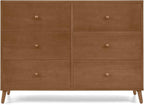 Delta Children Essex 6 Drawer Dresser, Chestnut