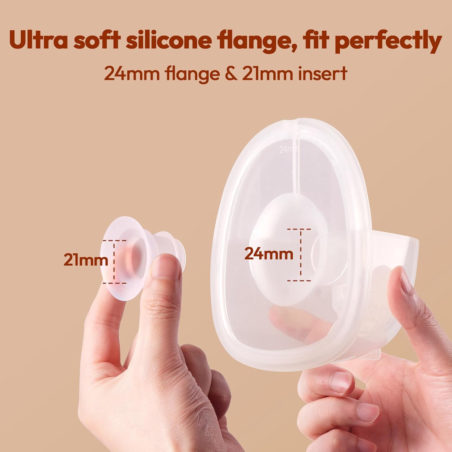 NCVI Wearable Breast Pump 8111, Hands Free Breastfeeding Pump, Wireless Portable Milk Pump with Strong Suction, 4 Modes & 9 Levels, Ultra-Quiet Discreet Pump, 21/24mm Flanges, 2 Pack (White)