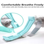 2 in 1 Baby Leash Anti Lost Wrist Link for Toddlers Toddler Harness,Baby Leash,Leash for Toddlers,Wrist Leashes（Green 2.5M)