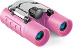 Obuby Real Binoculars for Kids Gifts for 3-12 Years Boys Girls 8x21 High-Resolution Optics Compact Toy Binocular for Bird Watching,Travel, Camping