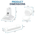 Pack of 36 Magnetic Cabinet Locks for Child Safety with 9 Keys, 3M Adhesive Easy Installation, Baby Proofing Magnetic Locks for Cabinets and Drawers (36 Locks + 9 Keys)