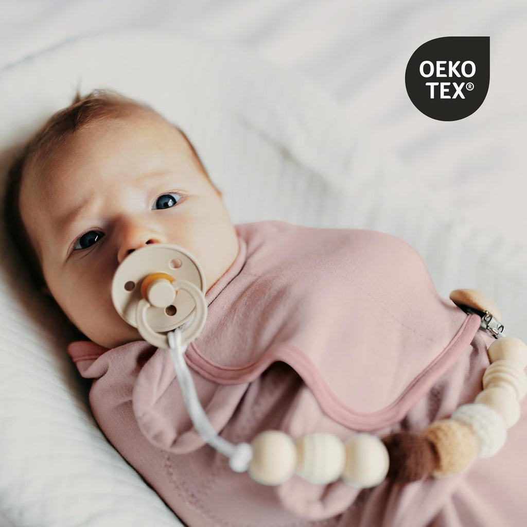 Organic Baby Swaddle Sleep Sacks, 2-Pack Swaddles for Newborns Baby Essentials, Infant 0-3 Months, 100% Cotton Soft & Snug Adjustable Wrap Nursery Swaddling Blankets Improves Sleep