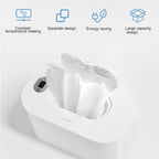 Portable Wipes Warmer with Night Light, Temperature Control, Moisturizing and Heat Preservation, USB Powered, Multifunctional Wipes Holder Dispenser for Baby, Wet Wipes, Tissues