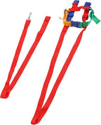 Dioche 2 in 1 Toddler Leash & Anti Lost Wrist Link for Toddlers, Breathable Regulable Shoulder Straps, Polyester Kid Safety Leash for Boys & Girls