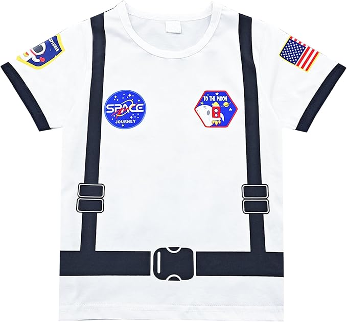Toddler Kids Boys Royal Prince Charming Uniforms Baby Police Astronaut Outfit Halloween Prison Cosplay Costume