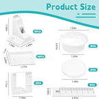 Magnetic Cabinet Locks Baby Proofing - Children Proof Cabinet Drawers Safety Locks (10 Locks and 2 Keys)