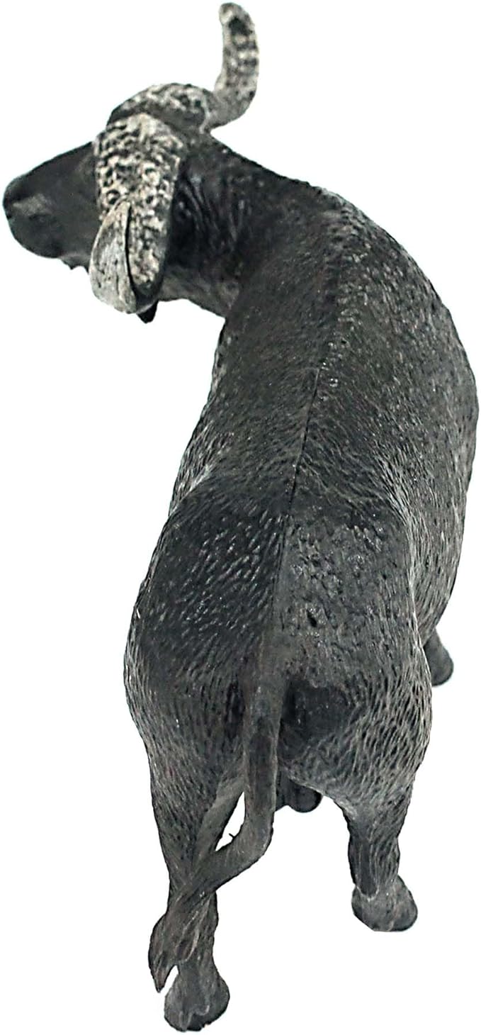 FUNSHOWCASE African Jungle Animals Buffalo Toy Figure Realistic Plastic Figurine Height 2.6-inch