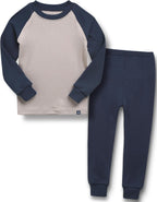 VAENAIT 6M-12Y Toddler Toddler Kids Toddler Girls Boys Soft Comfy Modal Tencel Solid Raglan Sleepwear Pajamas Pjs 2pcs Set