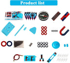 Science Magnets Experiment Set for Kids Electricity and Magnetism Kit for Students Stem Kit Physics Lab Basic Circuit Tools for Learning Starter