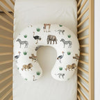 Nursing Pillow Covers 2 Pack, Breastfeeding Pillow Slipcovers Soft and Stretchy, Nursing Covers for Baby Girls Boys Newborn