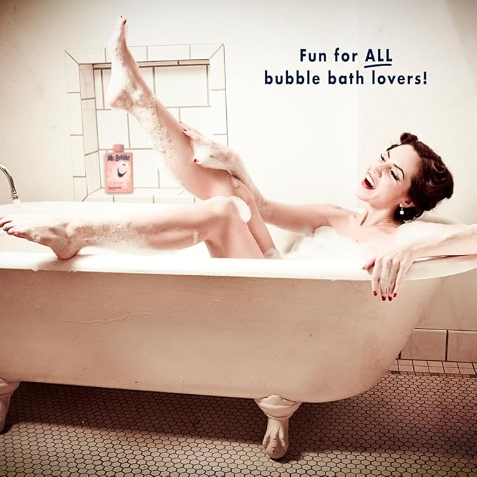 Mr. Bubble Original Bubble Bath, Bubblegum Scent, 8 oz Retro Bottle, 4-Pack