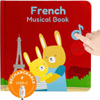 Cali's Books French Nursery Rhymes | New Rechargeable Sound Books | Sound Book for Toddlers 1-3 | Bilingual Books for 1 Year Old | | French Baby Book